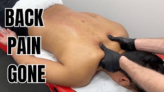 Deep Tissue Massage  Back Pain Gone [upl. by Yrreg587]