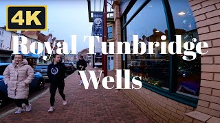 Royal Tunbridge Wells England  4K Walk [upl. by Nessi]