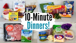 10 MINUTE DINNERS  5 Tasty amp QUICK Recipes  Best Home Cooked Meals Made EASY  Julia Pacheco [upl. by Ryter]