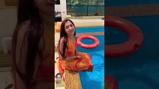 most watching video  fanny swimming pool masti meghachaubevlogs [upl. by Polik179]