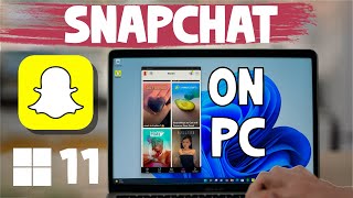 Install SNAPCHAT on PC  Windows 11 [upl. by Damicke95]