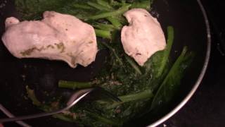 Recipe Thin Sliced Chicken Breast Baby Yu Choy Jr [upl. by Addiego758]