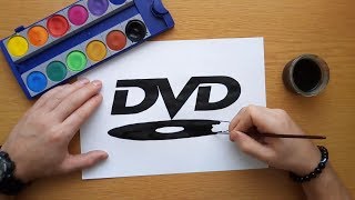 How to draw the DVD logo [upl. by Ainiger]