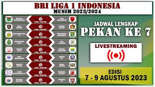 Jadwal Pertandingan Liga 1 Pekan ke 7 Tahun 2023 [upl. by Onifled]