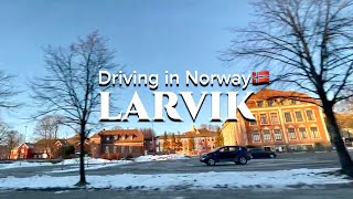 Norway 🇳🇴 Driving through Larvik [upl. by Gnoy]