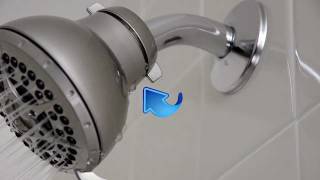 How to Install a Shower Head Fixed Mount  Hidden Pivot Ball [upl. by Kcirderf664]