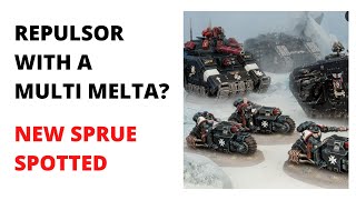 New Repulsor Gun Option Possible Multi Melta Upgrade Sprue Spotted for new Black Templars [upl. by Pernell]