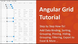 Angular Data Grid Tutorial Getting Started with Ignite UI Grid [upl. by Alletnahs]