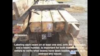 How to Prepare Reclaimed Hand Hewn Beams to Sell Wholesale [upl. by Masuh]