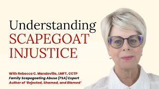 Scapegoat Injustice Understanding the Pain of Family Scapegoating Abuse FSA scapegoat cptsd [upl. by Sowell]