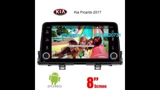 Kia Picanto 2017 car update audio radio android wifi GPS camera [upl. by Annaliese774]