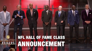 2017 Hall of Fame Class Announced  2017 NFL Honors [upl. by Goles]