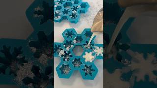 Christmas Ice In October ❄️☃️ asmr christmas icerestock satisfying icecube viral shorts fyp [upl. by Androw]