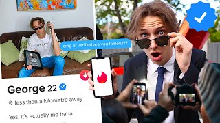 How I Got VERIFIED on Tinder and faked Being a CELEBRITY for a week [upl. by Eva]