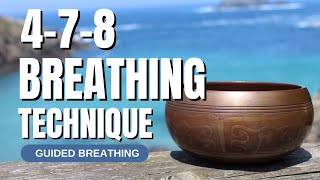 Relaxing 478 Breathing Guided by Singing Bowls [upl. by Assirec]