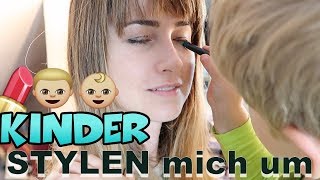 HILFE Kleine Kinder schminken mich I UMSTYLING I Makeup amp Haare [upl. by Kelley]