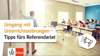 Umgang mit Unterrichtsstörungen – Tipps fürs Referendariat [upl. by Ysnap331]