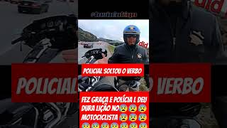 Policial muito educado orientando motociclista sobre sua maneira de dirigircaminhao caminhoneiro [upl. by Danella]