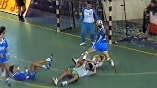 Recopa de Europa 199091  Teka vs MagdeburgGER  OctavosVta Santander [upl. by Ynaitirb25]