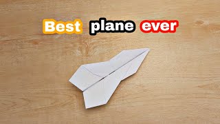 How to make the best paper airplane ever [upl. by Agate416]