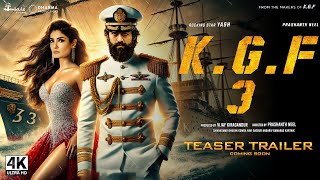 KGF Chapter 3  Trailer 2024  Rocking Star Yash Sanjay Dutt  Prashant Neel  Hombale Films [upl. by Einahpts927]