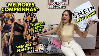 SHEIN MELHOR COMPRA I LOOKS SHEIN 2024 TENDÊNCIAS ROUPAS FEMININAS  COMPRAS SHEIN  CUPOM SHEIN [upl. by Olva]