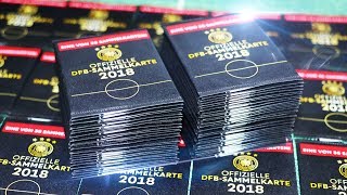 100 REWE KARTEN WM 2018 SAMMELKARTEN DFB PACK OPENING [upl. by Swinton719]