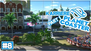 Chief Beefs Rennstrecke PART 1🎢PLANET COASTER Karriere 008 [upl. by Ayanat]