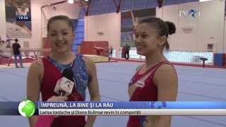 Larisa Iordache şi Diana Bulimar revin împreună în concursuri [upl. by Ailerua222]