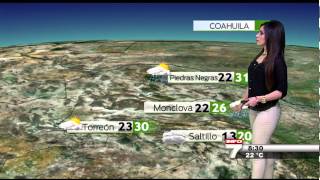 Fannia Lozano y el Clima Info7 Matutino 19Jun2015 0830 AM Full HD [upl. by Geldens421]