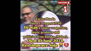 LUCIUS BANDA Died 30 June 2024 May his soul rest in peace 😭😭💔💔💔😭😭🇲🇼🇲🇼🇲🇼🇲🇼🇲🇼🇲🇼🇲🇼 [upl. by Aglo]