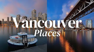 Top 10 Places to Visit in Vancouver  Vancouver Travel Guide  Travel Video [upl. by Gine357]