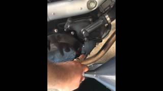 2001 Suzuki SV650S how to change coolant [upl. by Ahsimat415]