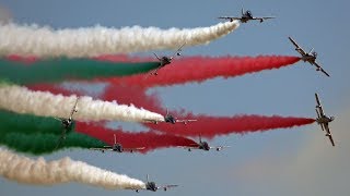 4Kᵁᴴᴰ FRECCE TRICOLORI  SPECTACULAR DEMONSTRATION [upl. by Oiramal]