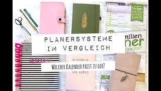 Planersysteme im Vergleich  TAG  Welcher Kalender passt zu Dir  deutsch  planenaufpapier [upl. by Tillion284]