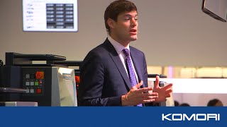 Komori Drupa 2016 G529 Live show [upl. by Odragde]