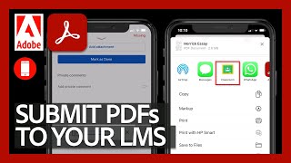 Submitting a PDF to Your LMS  Acrobat DC for Educators [upl. by Atoiganap738]