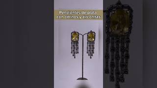 PENDIENTES DE PLATA CON CITRINOS Y CIRCONITAS [upl. by Alyson]