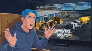 contraction simulator 3 II episode 63 compact soil park with underground parking special job [upl. by Notsecnirp]