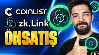 Coinlist ÖN SATIŞ ZKLINK Katılım  KESİN ALIM HAKKI ÇEKİLİŞİ [upl. by Fenelia]