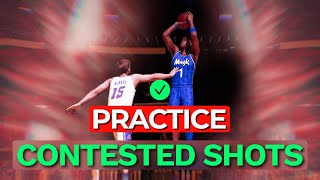 How To Practice Shooting Contested Shots In NBA2K24 [upl. by Aretahs311]