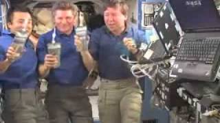 Space Station Crew Drinks Recycled Urine [upl. by Nonad]