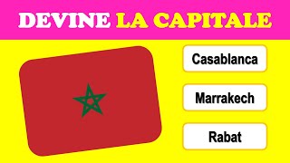 🌍 GÉOGRAPHIE 🌍 DEVINE LA CAPITALE 1⎟QUEL EST LA CAPITALE⎟TEST⎟JEU ⎟QUIZ ⎟ PAYS [upl. by Aiblis]