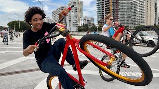 Probably one of the Wildest rideouts I’ve ever been too  COLLECTIVE BIKES MIAMI RIDEOUT [upl. by Paucker]