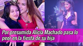 Alicia Machado presume lujosa fiesta de 15 años de su hija pero termina en ridículo [upl. by Schenck]