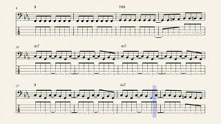 Robben Ford  Indianola  Bass Tabs with Bass Transcription [upl. by Jenness]