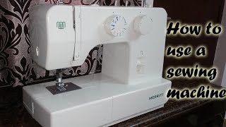 how to use singer merritt 1409 sewing machine  basics and demo for absolute beginners  Niya Kumar [upl. by Fogarty916]