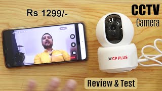 Best cctv camera for home under 1500  Cheap amp Best cctv camera in india 2024  CP Plus E35A review [upl. by Rici555]