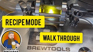 Brewtools Brewing System B40 B80 recipe mode walkthrough [upl. by Feigin]