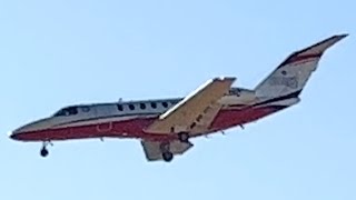 Intermountain Life Flight Cessna 525C Citation CJ4 Landing In Idaho Falls N581HC [upl. by Aifoz]